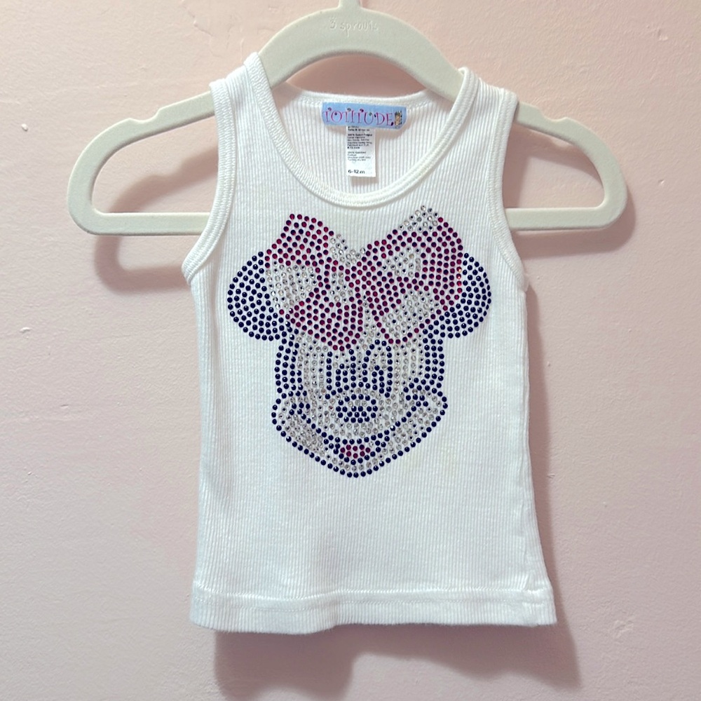 Disney Minnie Mouse Baby Rhinestone Tank